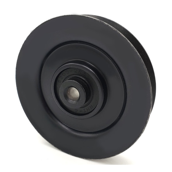 Terre Products V-Groove Idler Pulley - 4'' Dia.- 3/8'' Bore - Steel 35400038B - main